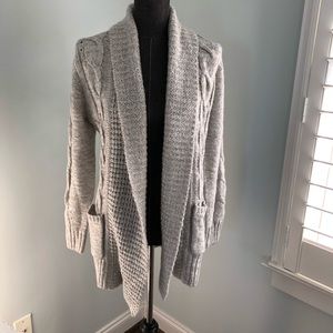 Light gray cardigan